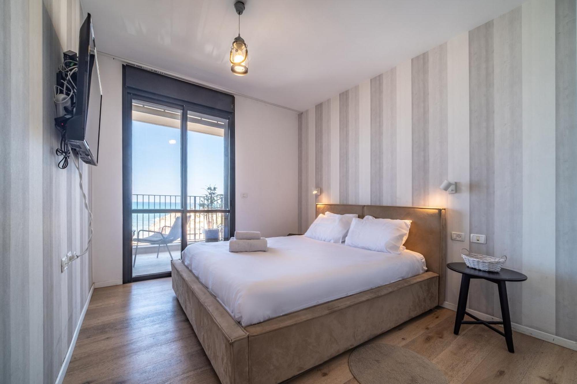 Bat Galim Full Sea View Balcony By Sea N' Rent Lägenhet Haifa Exteriör bild